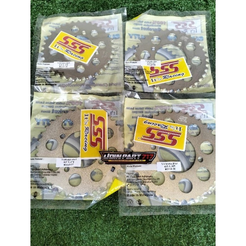 GEAR BELAKANG SSS 415 YAMAHA RX KING ZUPITER VEGA UKURAN 35.36.37.38.39