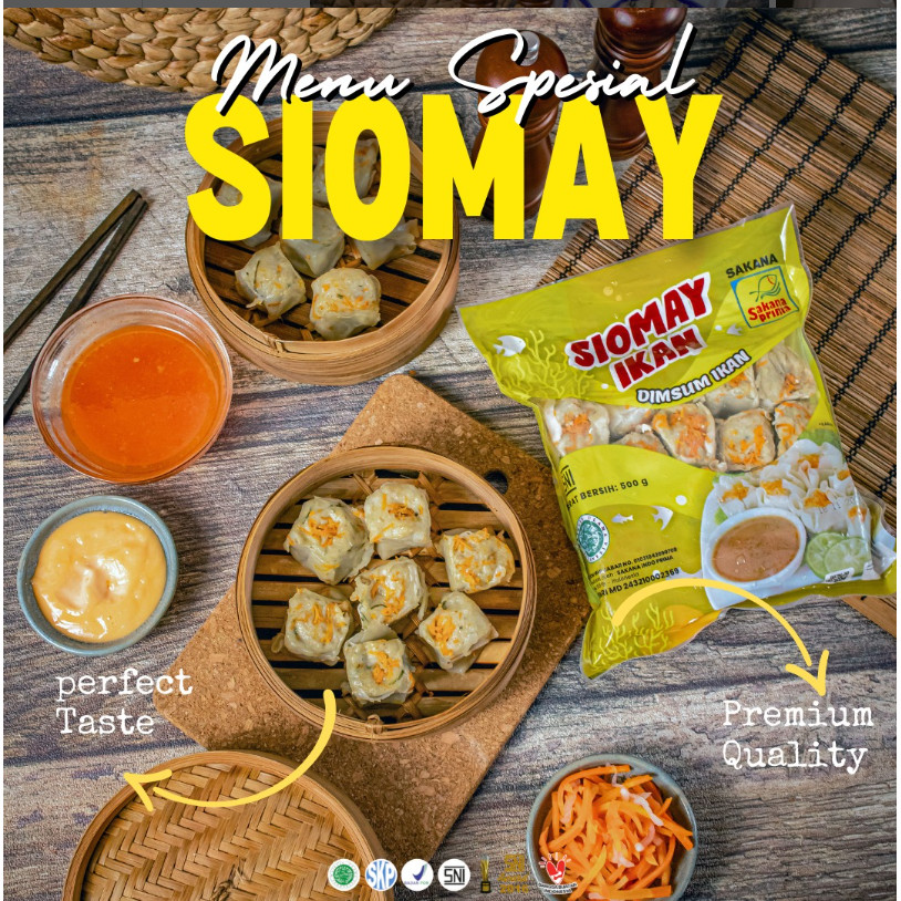 

Sakana Siomay 500 gram / dimsum sakana / sakana grosir termurah / isi 20 pcs / tangerang / jakarta / dim sum sakana