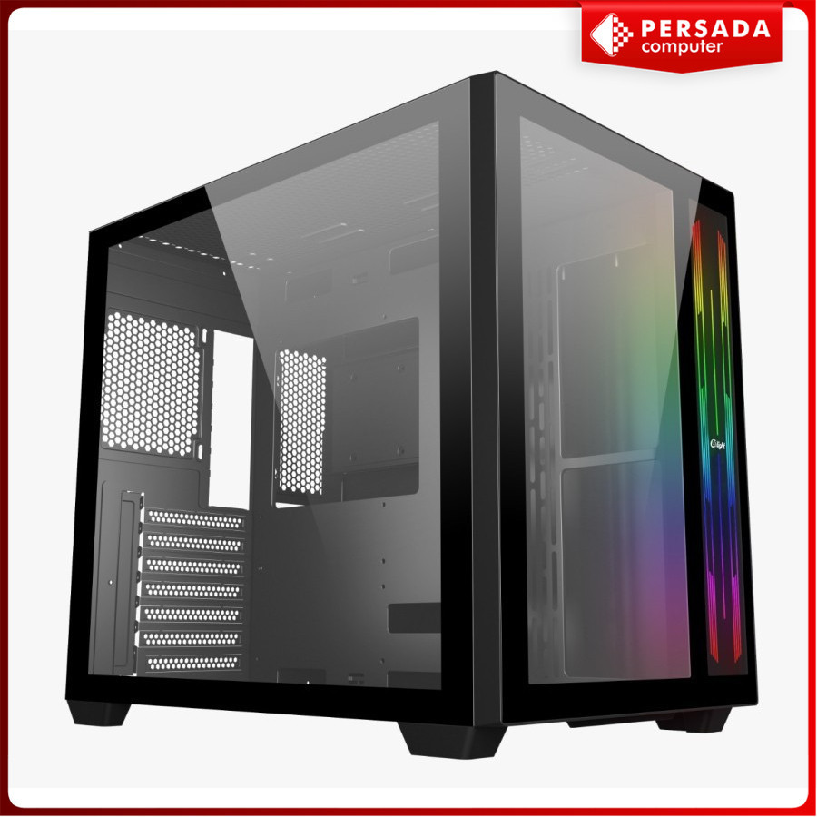 CASING ENLIGHT FPMAX Z4 - INCLUDE 3 FAN - BLACK