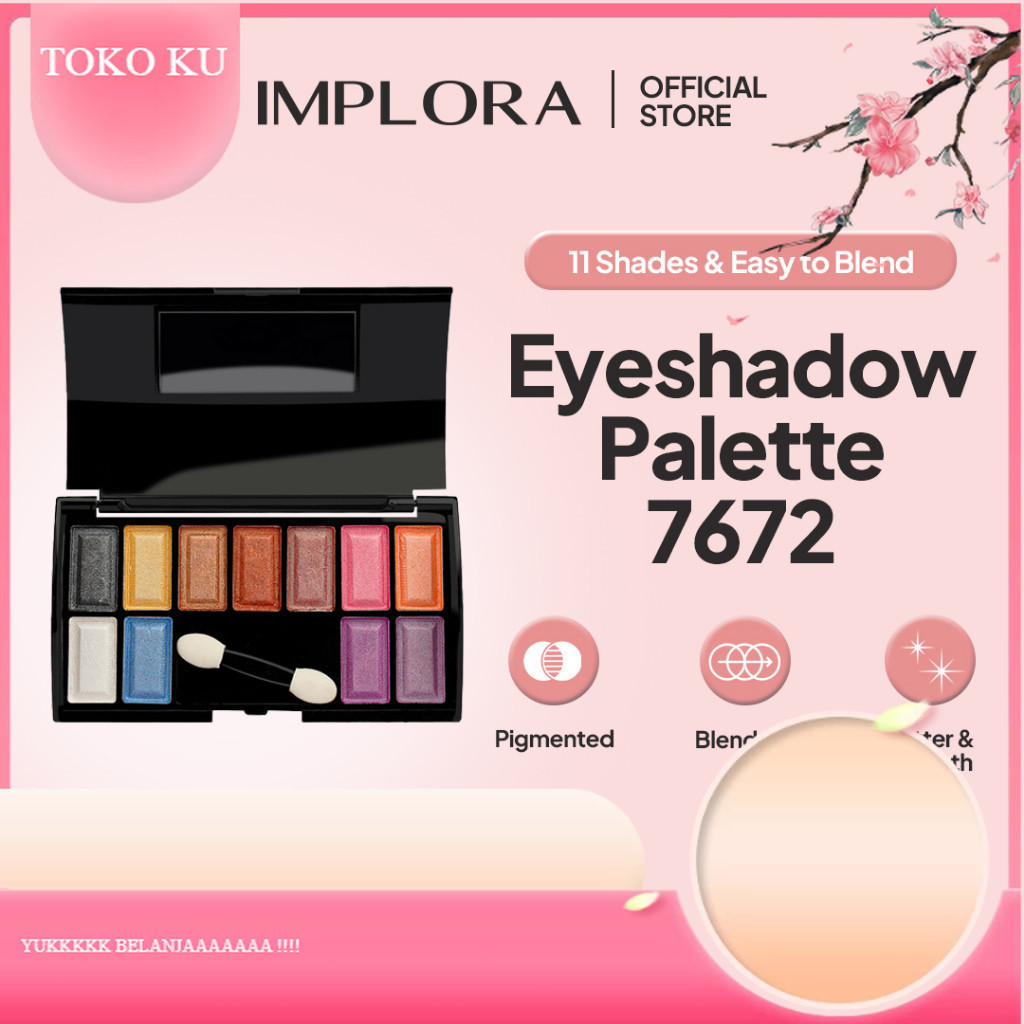 Implora Eyeshadow Palette 7672 | eyeshadow pallete implora //