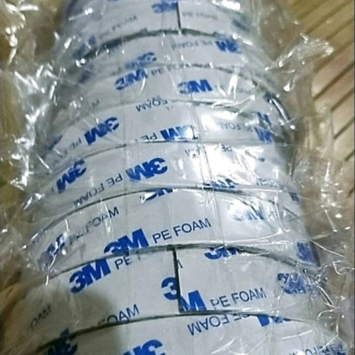 

Double Tape 3M PE Foam 1600 T 20MM X 4M Double Tape Lem Bolak Balik ANDALAN VESPA