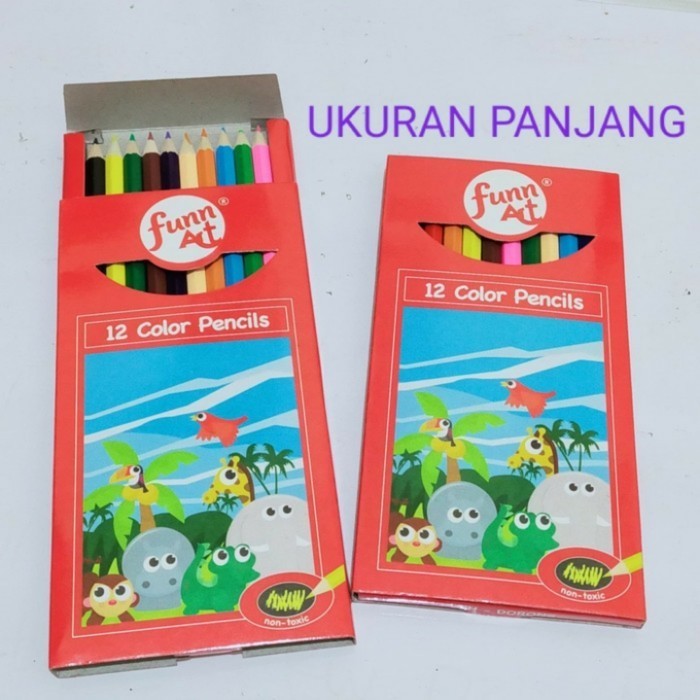 

Pensil Warna Nakami Set 12 Warna Panjang 18Cm ANDALAN VESPA