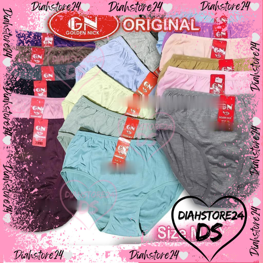 CD Golden Nick 937 | Celana Dalam Wanita Golden Nick CD Wanita Warna Terang Gelap Pastel Jumbo CC21