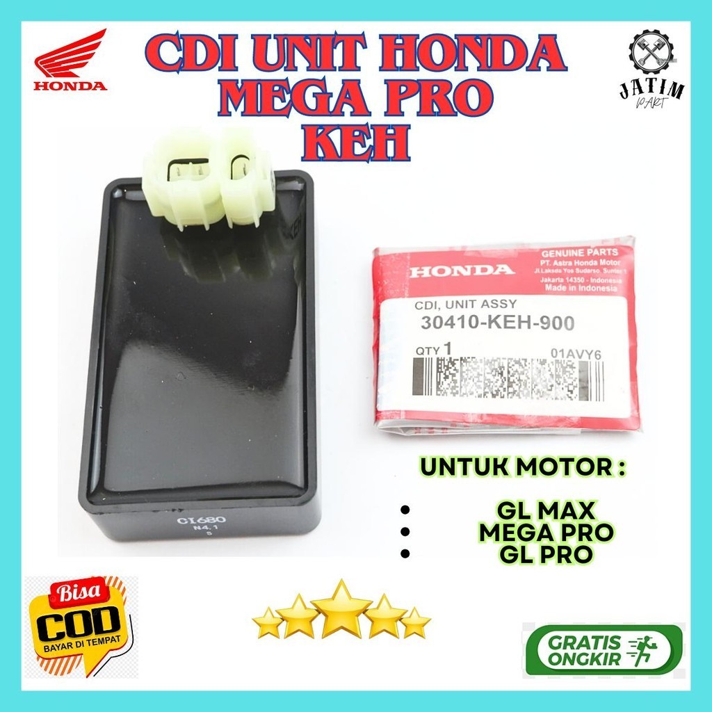 Cdi Mega Pro Ori / Cdi Unit Honda Mega Pro , Gl Max , Gl Pro Original Primium -  3410-KEH-900