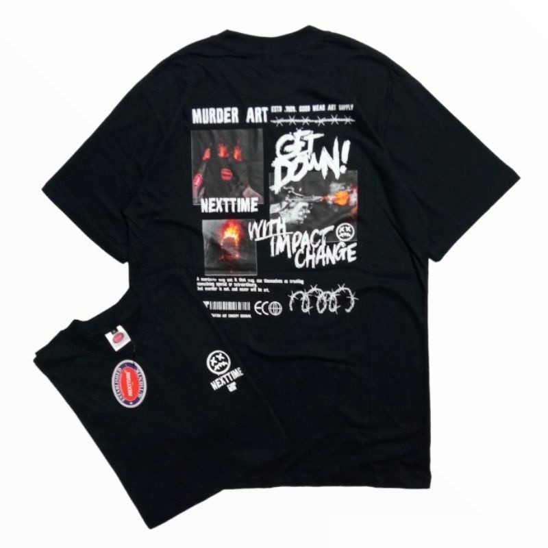 TSHIRT DISTRO ORIGINAL SEVENKEY x NEXTTIME TSHIRT STREETWEAR KAOS DISTRO PRIA KAOS PRIA BY MACISS OF