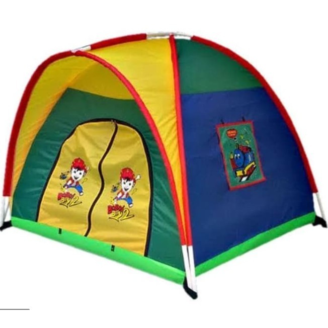 BT54RD Tenda Anak 120cm Karakter | Tenda Anak Keong Rakit Parasut Pipa Paralon | Tenda Camping Murah