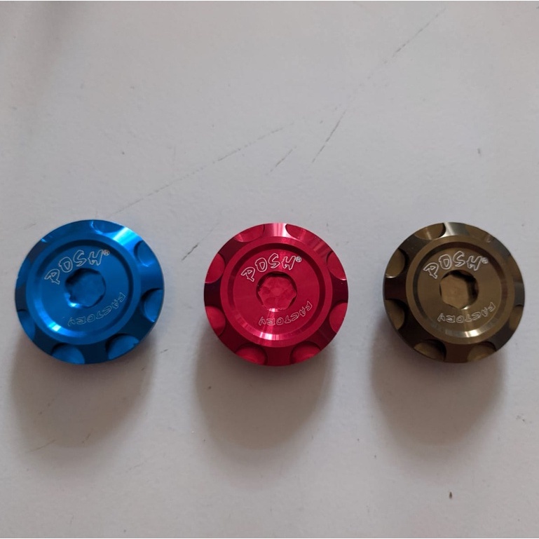 koin coin duocup tutup bak magnet cnc yamaha jupiter mio nouvo vixion byson not probolt gold variasi