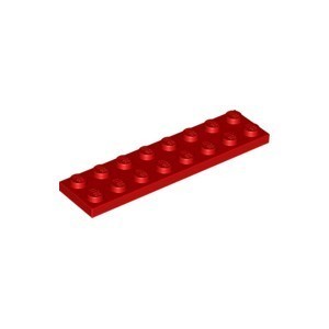 Lego Part 3034 Plate 2 x 8 Red
