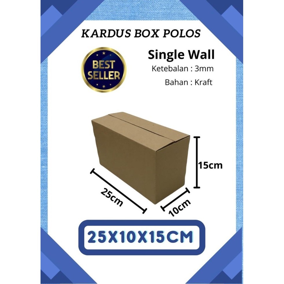 

Kardus Karton Box uk 25x10x15 cm