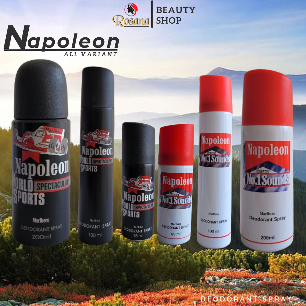 Napoleon  Parfum Spectacular Black & Parfum Napoleon Sound White Deodorant Spray