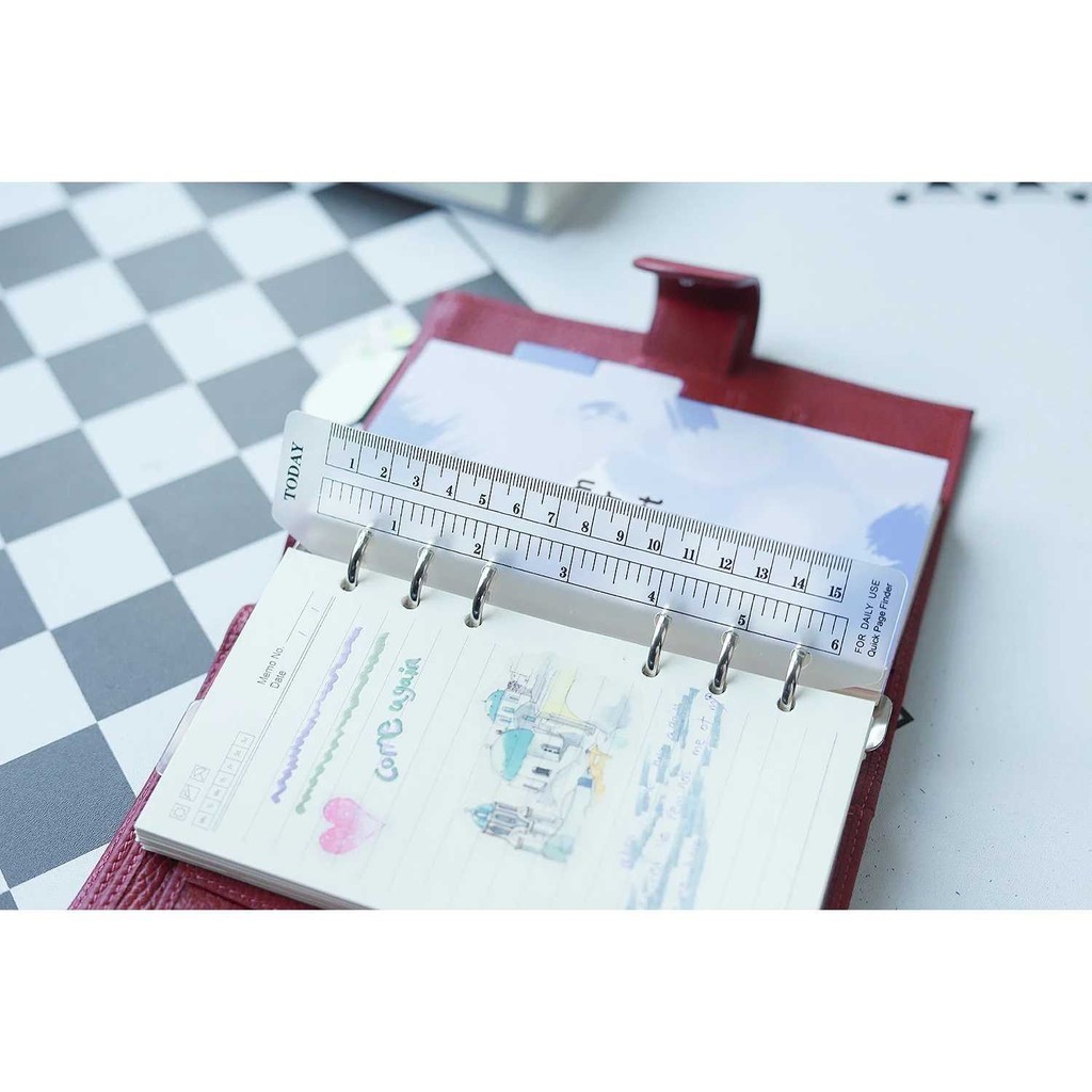 

YORFULL Bookmark Pembatas Buku Ruler Loose Leaf A5 - Y-L-A5