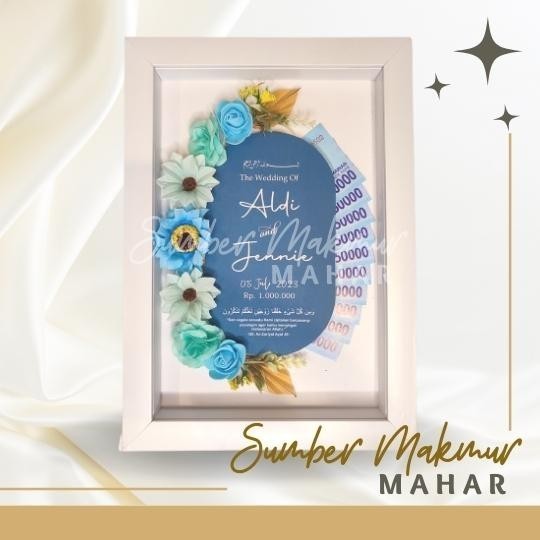 Mahar Pernikahan | Bingkai  Mahar pernikahan 3d | Mahar uk 24x34