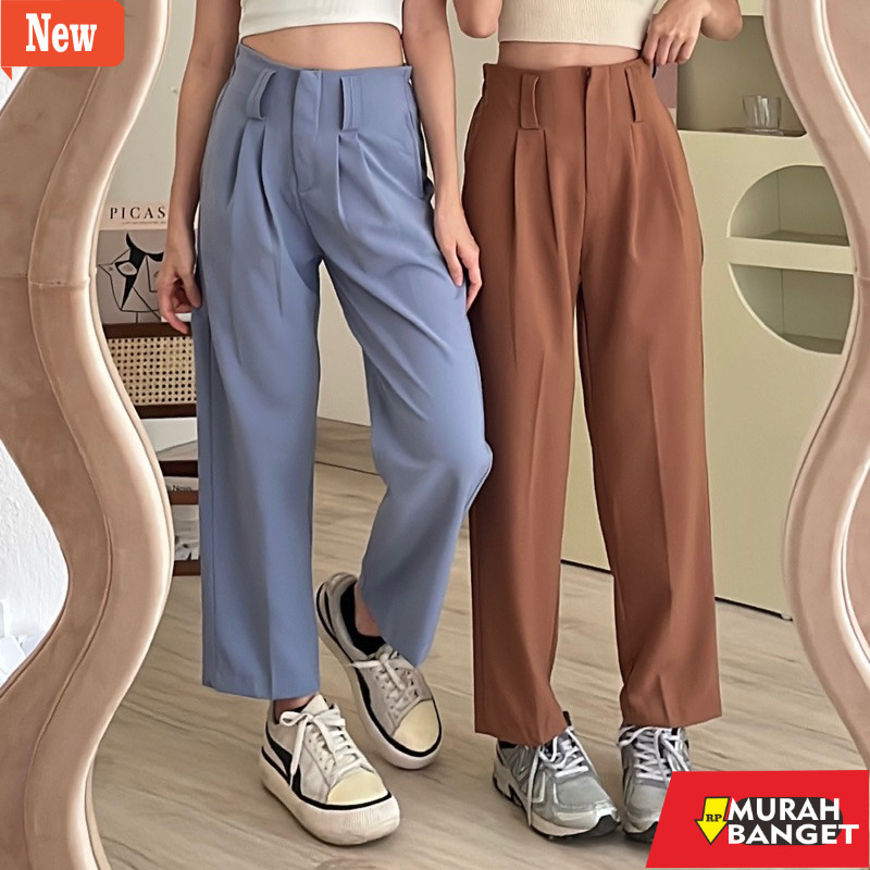 Celana kerja pria yg kekinian lagi viral- ASOKA Gretta Pants 779 - Ankle Loose Pants - Celana Kantor