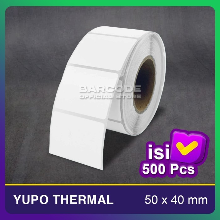 

Label Stiker Yupo Thermal 50x40 Timbangan Digital 50 x 40 mm isi 500 -TMA56