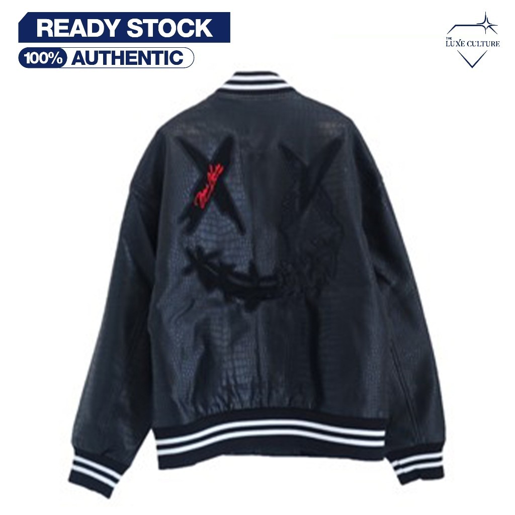 Ricky Is Clown Embro Black Varsity Jacket / Jaket Varsity Branded Original// PRODUK MURAH PROMO SALE