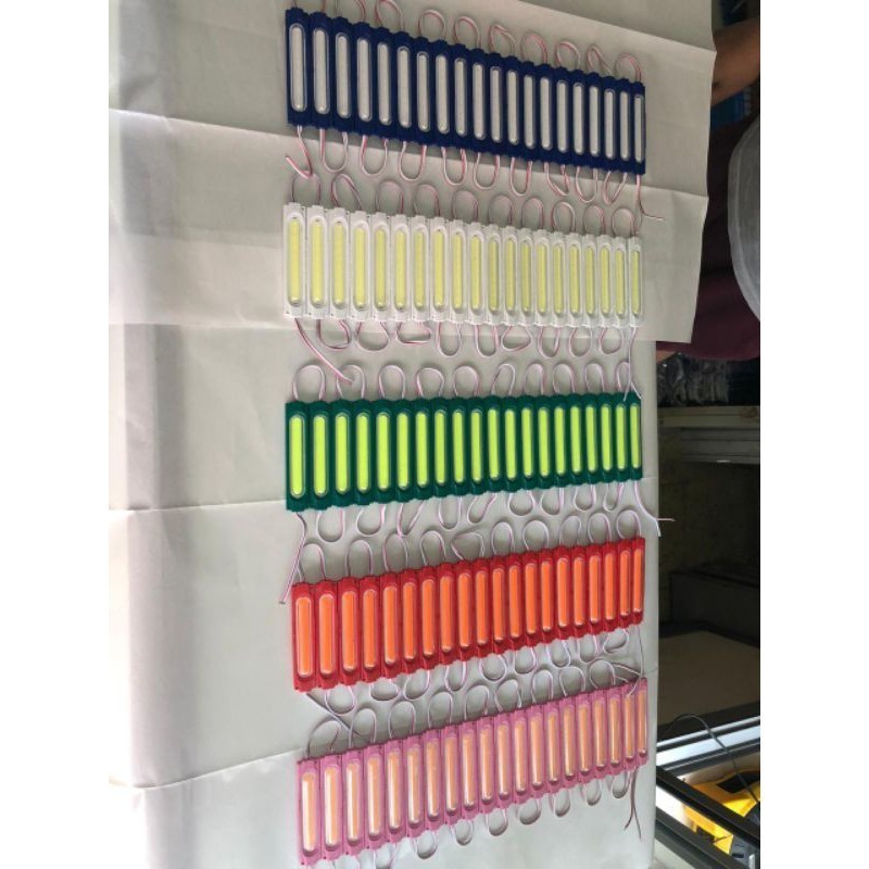 [ DELSER MOTOR ] LAMPU LED TEMPEL MODUL STRIP COB 6 MATA PENDEK 12VOLT 24VOLT WATERPROOF MOTOR MOBIL