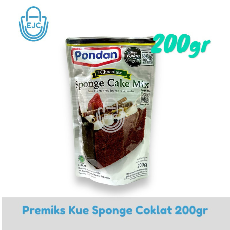 

[EJC] Pondan Sponge Cake Mix Coklat Vanila Premiks