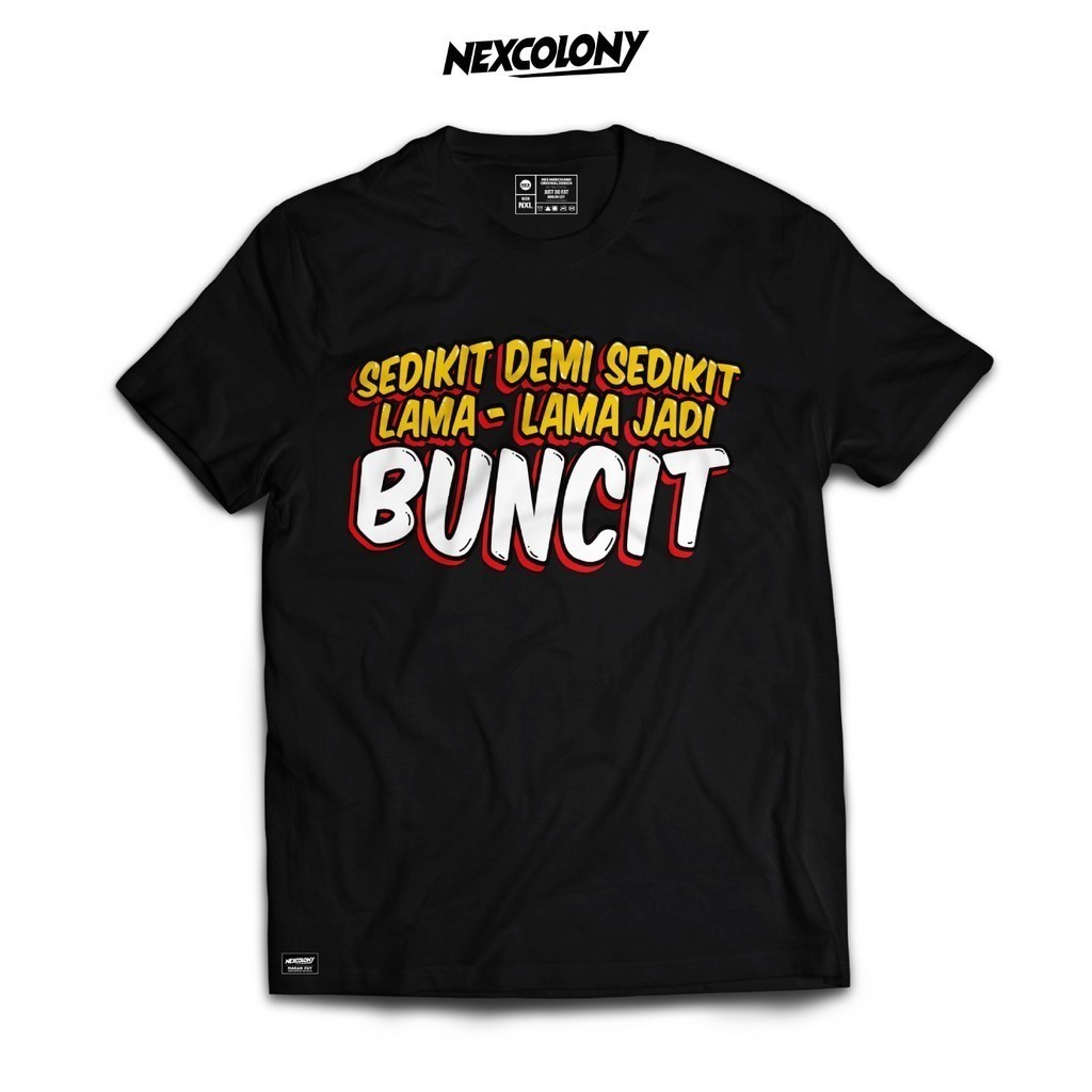 【Barang spot】Buncit - Nexcolony T-shirt kaos