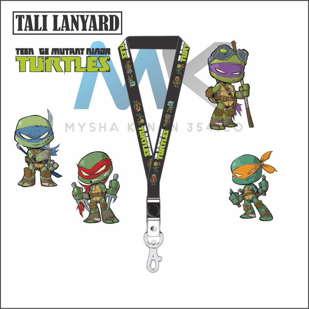 

TALI LANYARD NINJA TURTLE LOGO - TALI ID CARD GANTUNGAN KUNCI KURA-KURA NINJA CHIBI LUCU GANTUNGAN FLASHDISK GANTUNGAN NAMETAG TALI LANYARD BEST SELLER COD