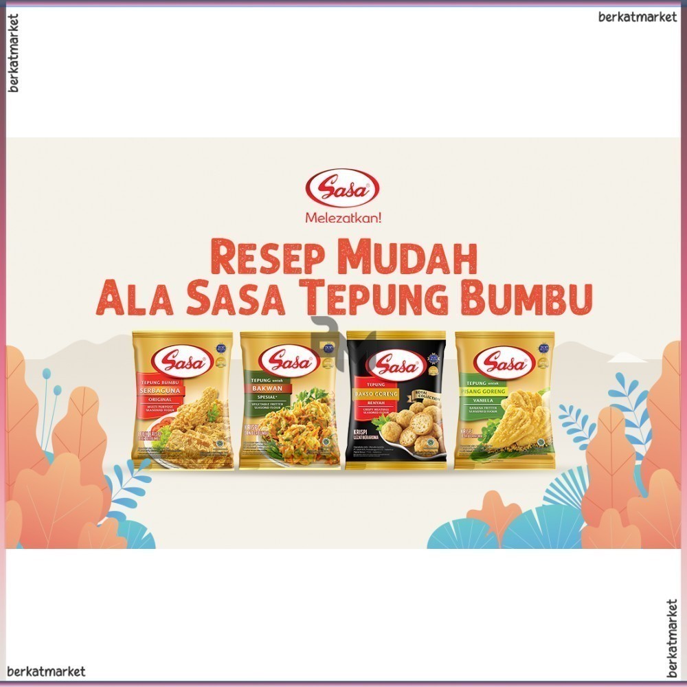 

Sasa Tepung Bumbu 80gr BakwanPisang GorengKentuckySerba Guna