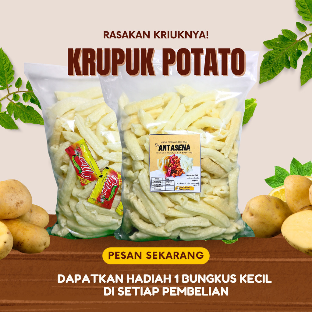 

Camila Krupuk Potato/ Kentang Goreng 250 Gram