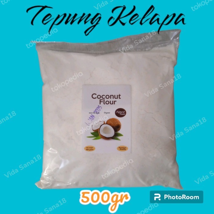 

TERJUAL Tepung Kelapa Premiun (coconut flour) 500gr