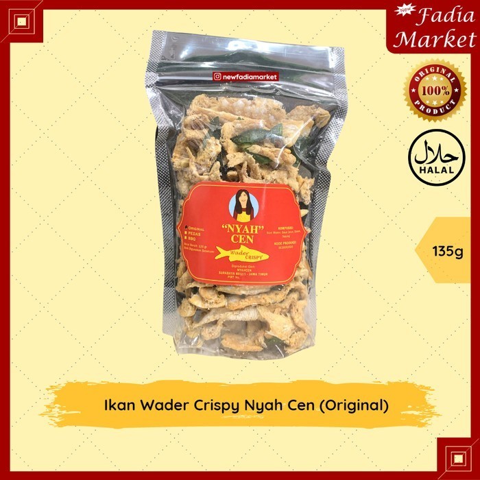 

Ikan Wader Crispy Original Nyah Cen 135gr