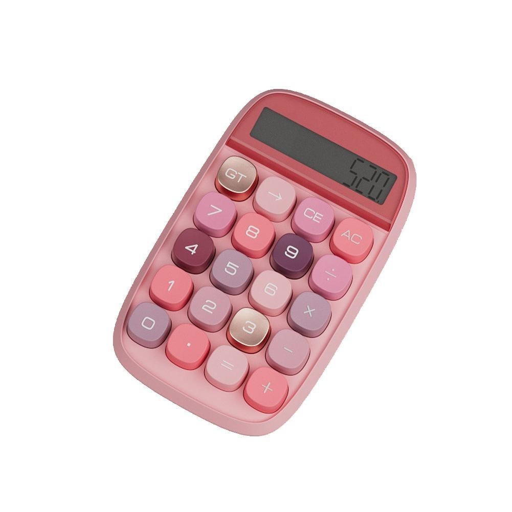 

Dopamine High Beauty Sugar Calculator Portable Creative Student Office Accounting Flexible Keyboard Calculator Stationery