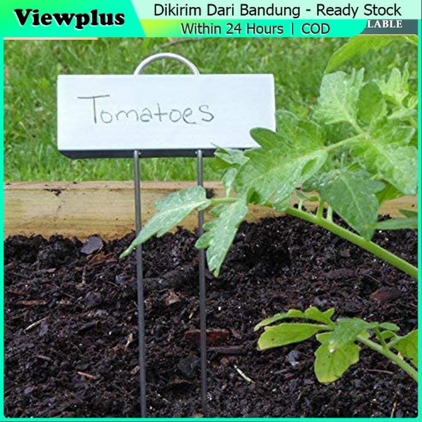 5Pcs Plant Tag Logam Label Tag Tancap Tanaman Name Tag - Label Tanaman Besar