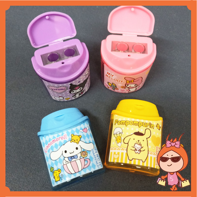 

Reseller welcome - S6398 Peraut Pensil Dua Lubang / Rautan Pensil Karakter / Pencil Sharpener Unik Lucu / Alat Tulis Anak Sekolah