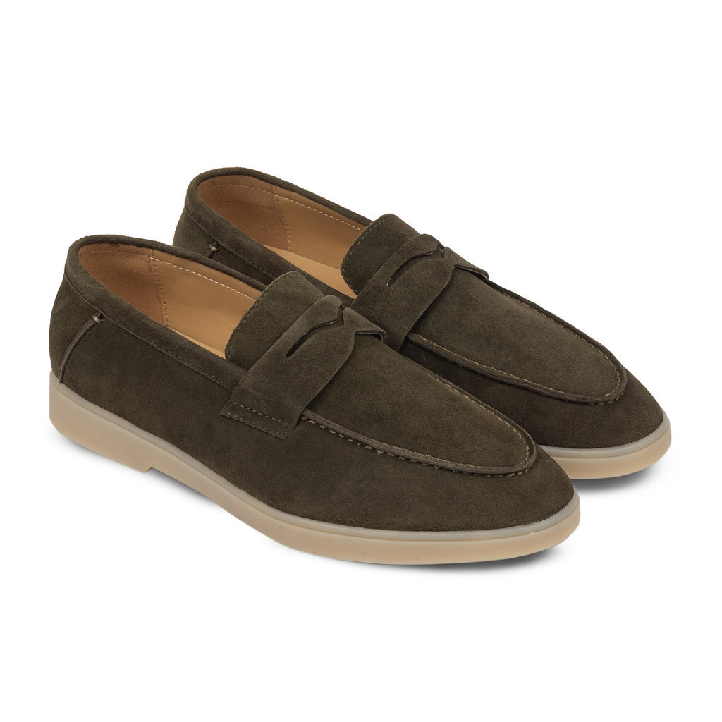 Pier Penny Loafers Green - Nappa Milano - Sepatu Kulit