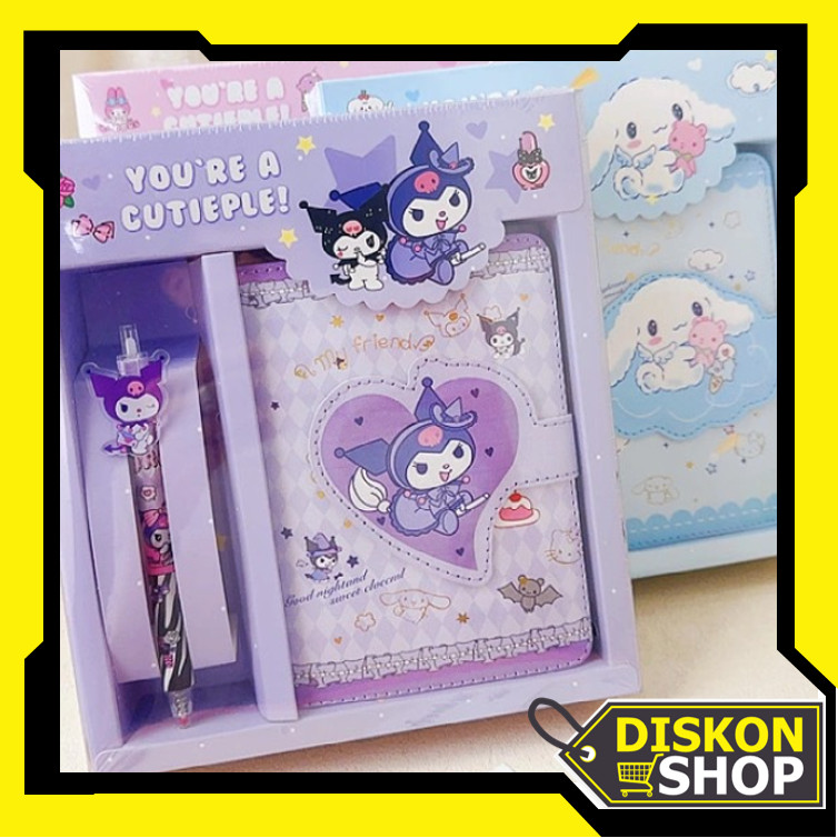 

Diskon Shop - S6314 Buku Memo Karakter Anak / Diary Book Magnet 2 in 1
