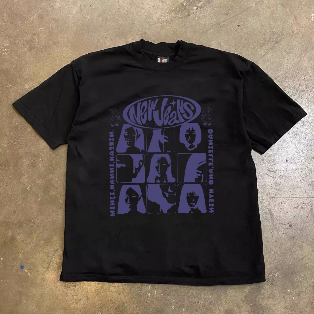 [trendy] JJ.STORE Korea Style T-shirt New Jeans Band | Kaos Wanita Puith | Kaos pria dan wanita | 10