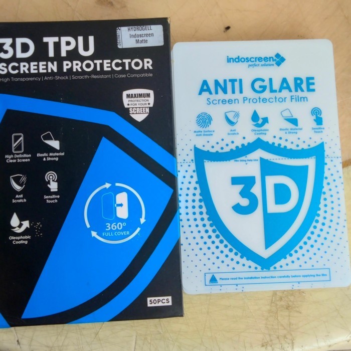 Hydrogel INDOSCREEN Matte Glare / Anti Gores / Screen Protector - Oleophobic Coating Sensitive Touch