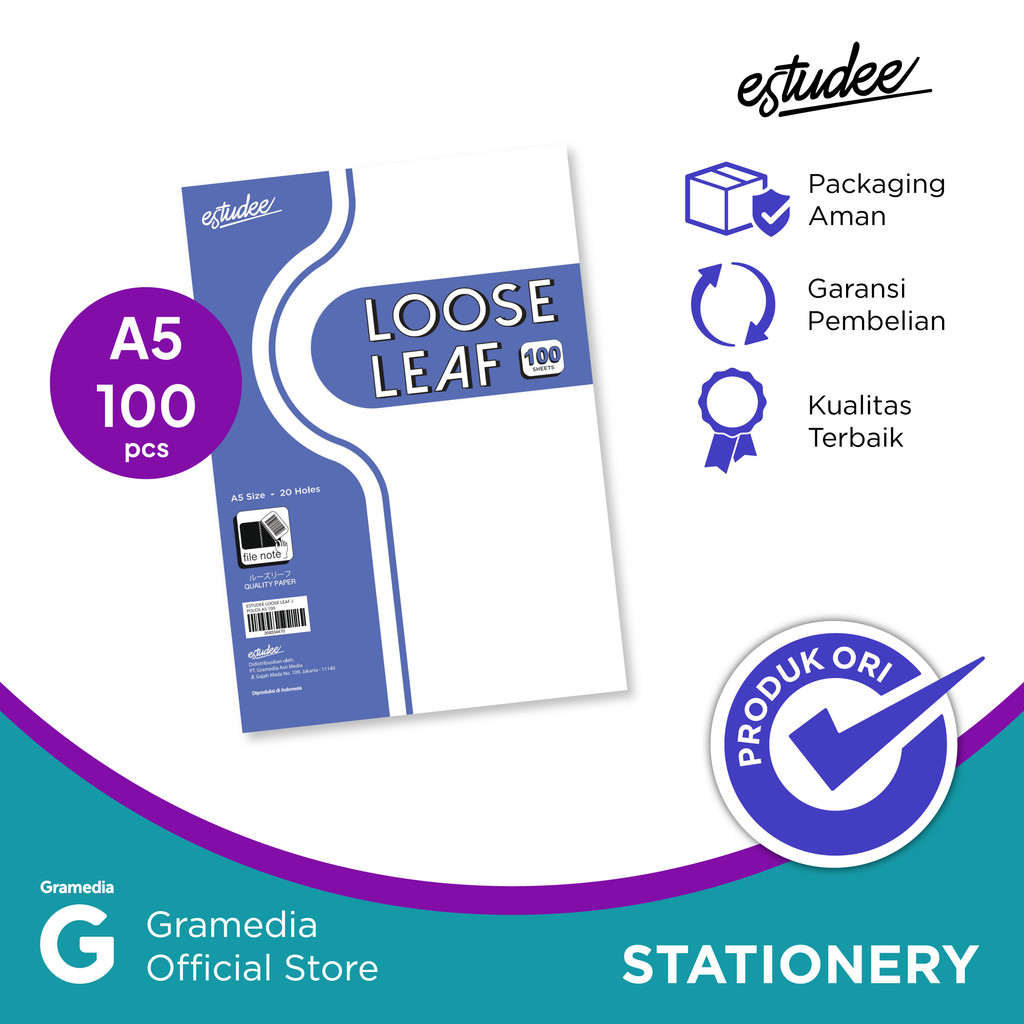 

Estudee Loose Leaf J Polos A5 100