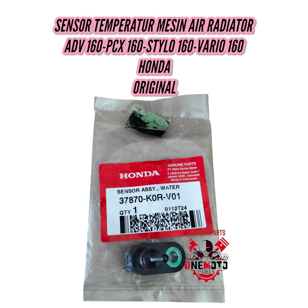 ORIMOTO- SENSOR TEMPERATUR MESIN AIR RADIATOR ADV PCX STYLO VARIO 160 HONDA 37870-K0R-V01 ORIGINAL