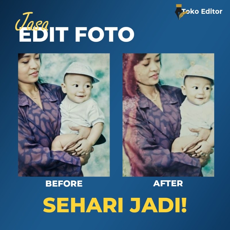 JASA EDIT PROFESIONAL RESTORASI FOTO JADUL PROFESIONAL/FOTO RUSAK/RESTORASI FOTO BLUR/RESTORASI FOTO