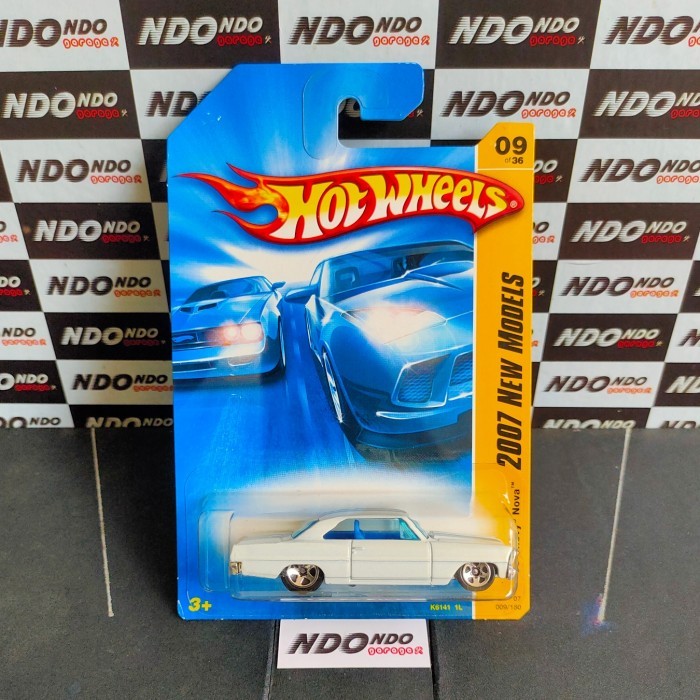 SP99 Hot Wheels '66 Chevy Nova White - 2007 New Models