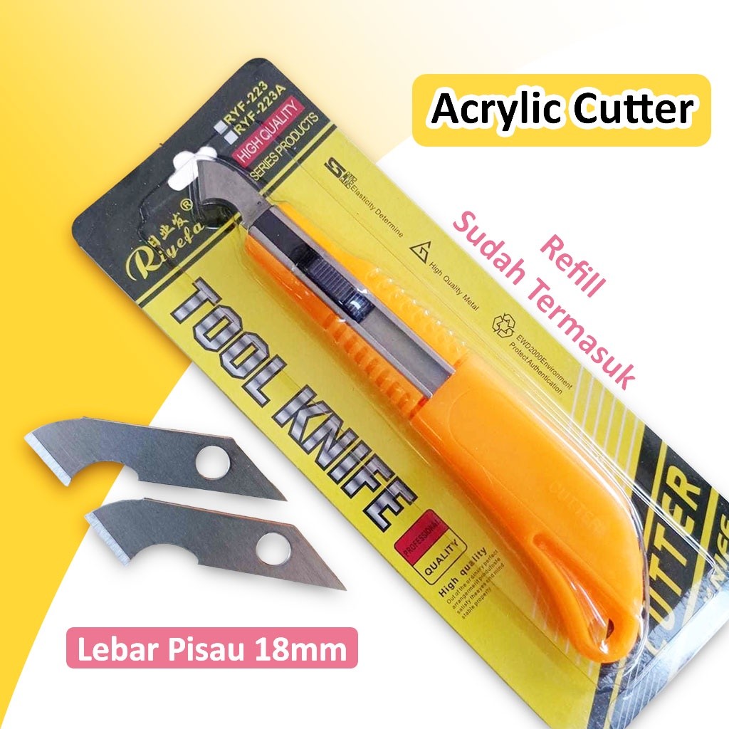 

OJIO Acrylic Cutter / Pisau Cutter Alat Potong Akrilik Mika Plastik / Pisau Akrilik Pemotong Akrilik