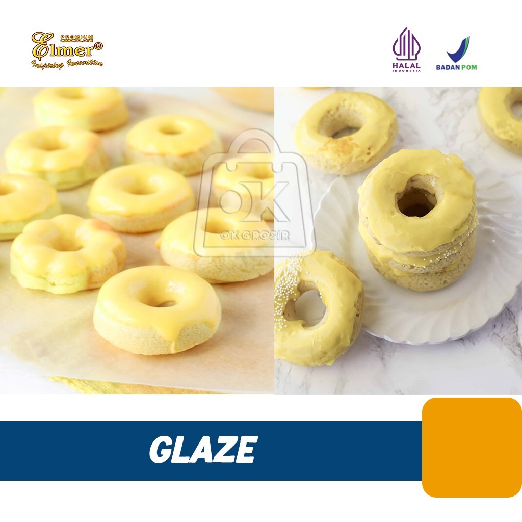 

Elmer Glaze Cheese Donut Olesan Donat Topping Keju (Repack)