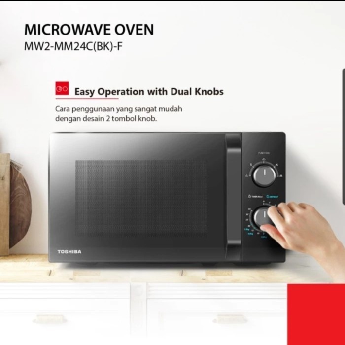 Toshiba MW2-MM24C(BK)-F Microwave Oven Kapasitas 24L
