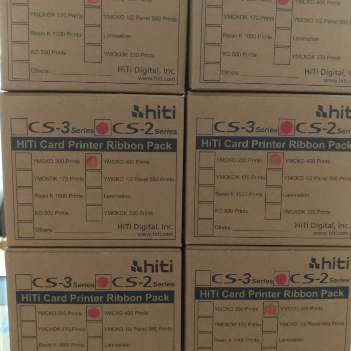 Ribbon Color Compatible HITI CS200e for 400images