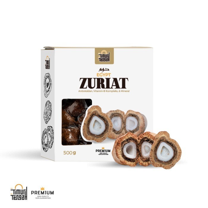 

Buah Zuriat Mesir Belah 500 gr Timur Tengah Doum Premium High Quality