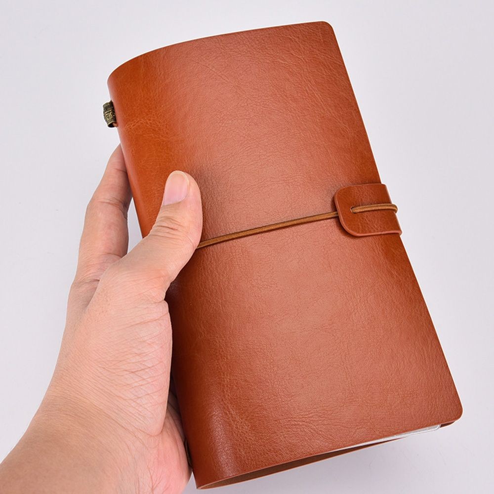 

Retro Handmade Cover School Supplies Writing Stationery Gifts Leather Travel Book Notebook Journal Booklet Daily Organizer