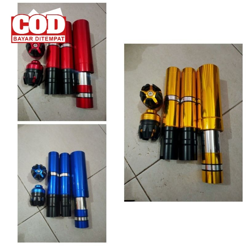 paket cover shock depan belakang+jalu as roda mio m3 mio gt mio j mio z mio fino mio smile VCS