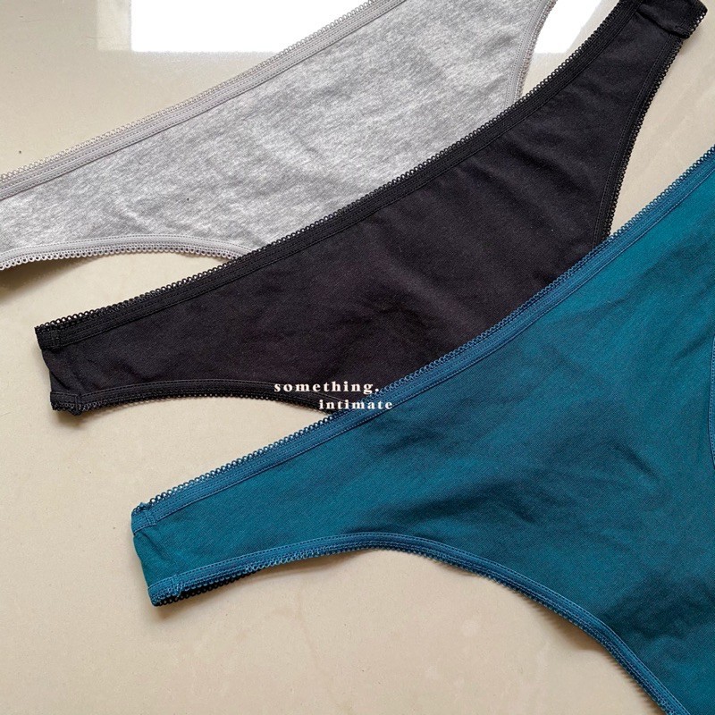 MAIDENFORM C&A Organic Cotton Thong Celana Dalam G string CD Katun Murah Branded Sale Original Seaml