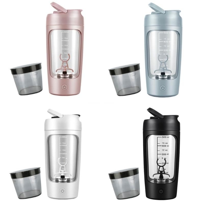 Electric Protein Shaker Bottle USB Rechargeable Bottles Shaker Cups Dropship