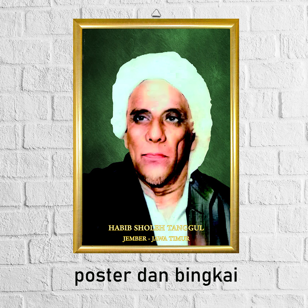 POSTER JUMBO HABIB SHOLEH TANGGUL/POTO HABIB SHOLEH TANGGUL/HIASAN DINDING ISLAMI/GAMBAR HABIB SHOLE