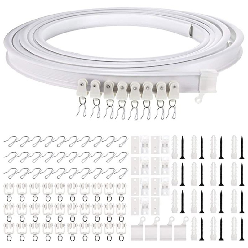

C7AD Curved Curtain Flexible Ceiling Track Ceiling Mount Track Curtain System
