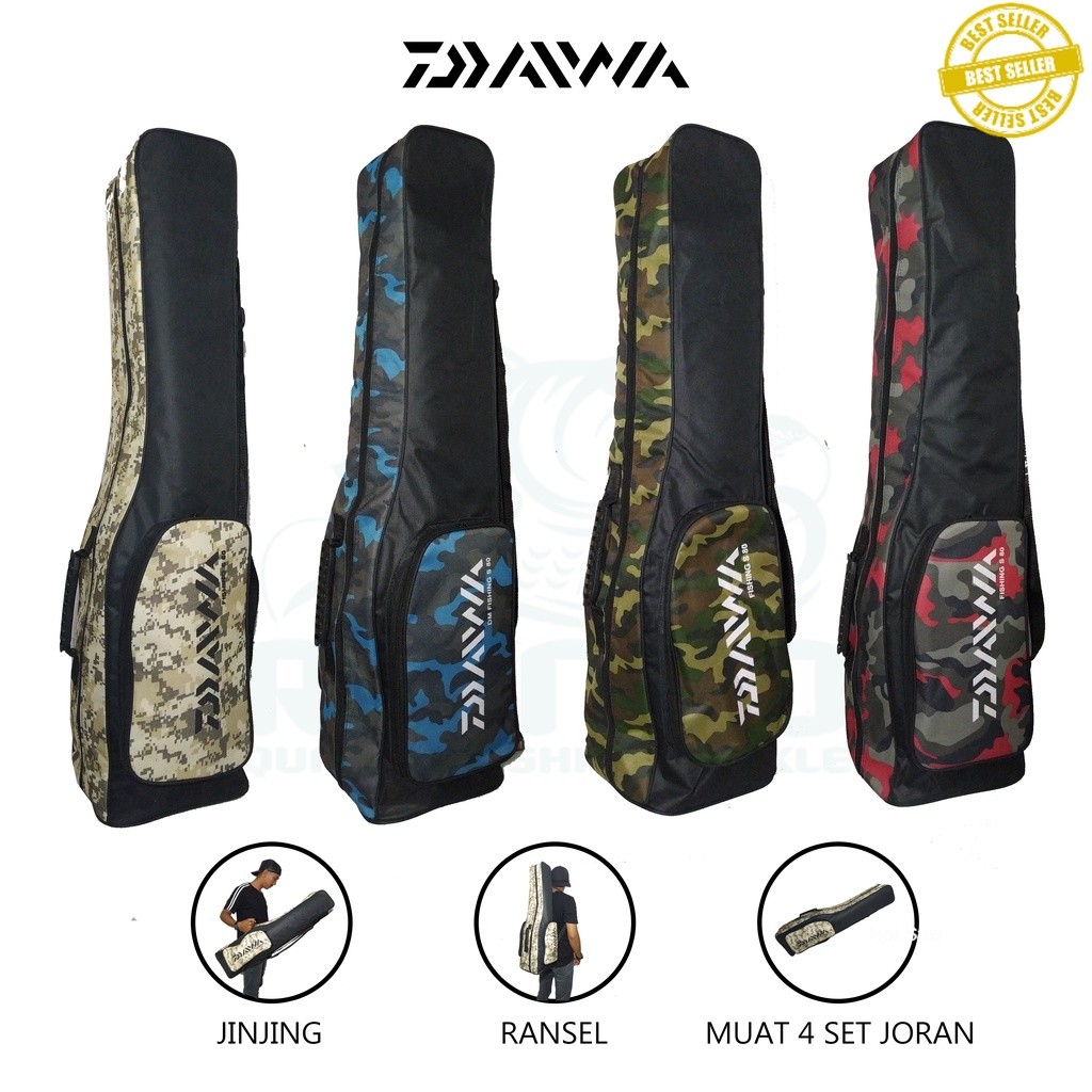 Tas Pancing Daiwa Ransel Jumbo Loreng Ukuran 80cm 100cm 120cm